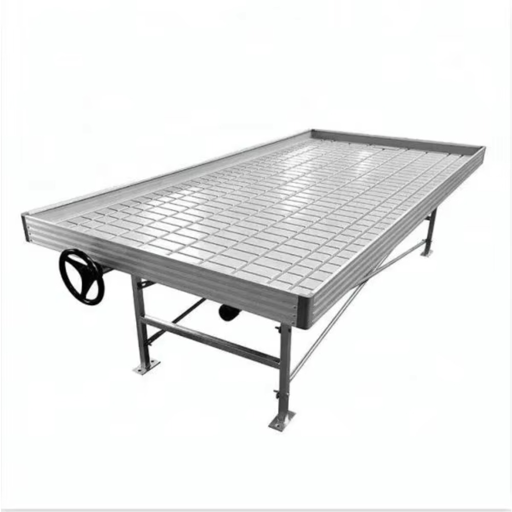 Flood Tray Table - Greenhouse Benches Flood Grow Trays Sliding