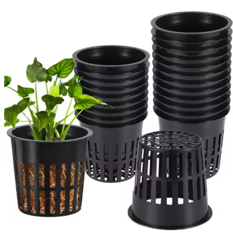Net Pot 3 Inch - 50pcs Garden Plastic Net Cup, 2
