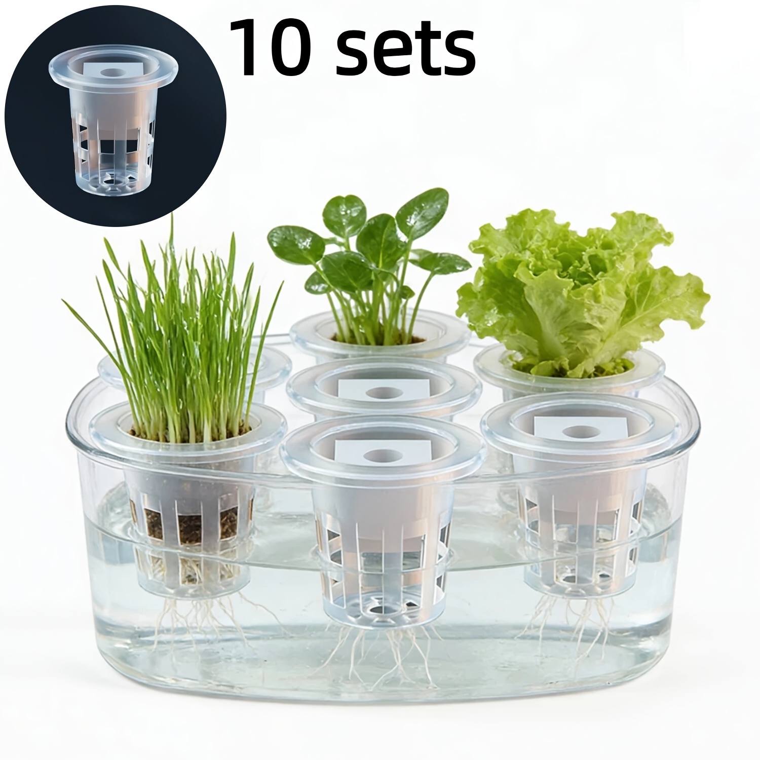 10pcs Hydroponic Seedling Bask - đánh giá và giá Net Pot 3 Inch