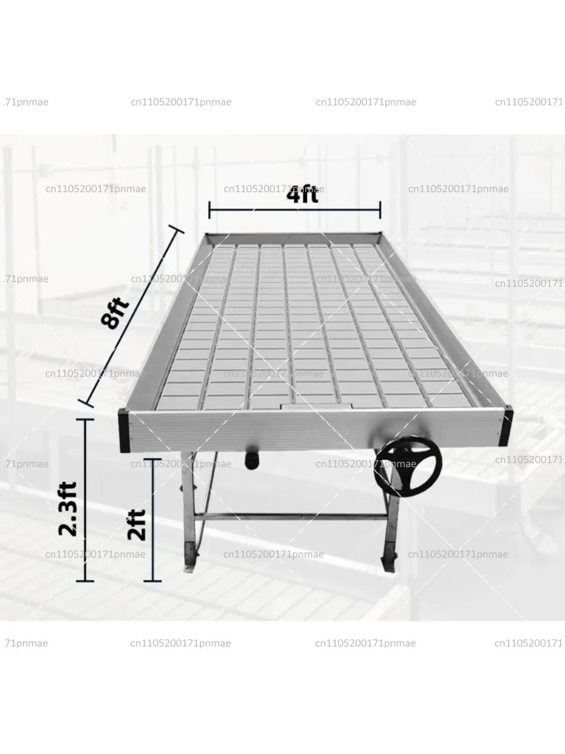 Hydroponic Rolling Bench Grow  - đánh giá và giá Flood Tray Table