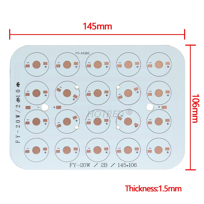 Đèn LED Nhôm PCB Bảng Mặt Đế C - đánh giá và giá Flood Tray Table