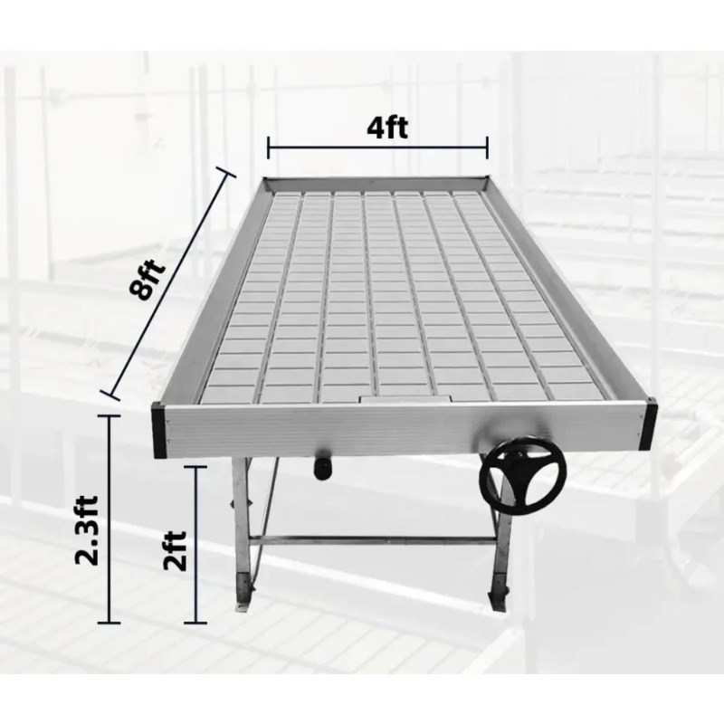Greenhouse Benches Flood Grow  - đánh giá và giá Flood Tray Table