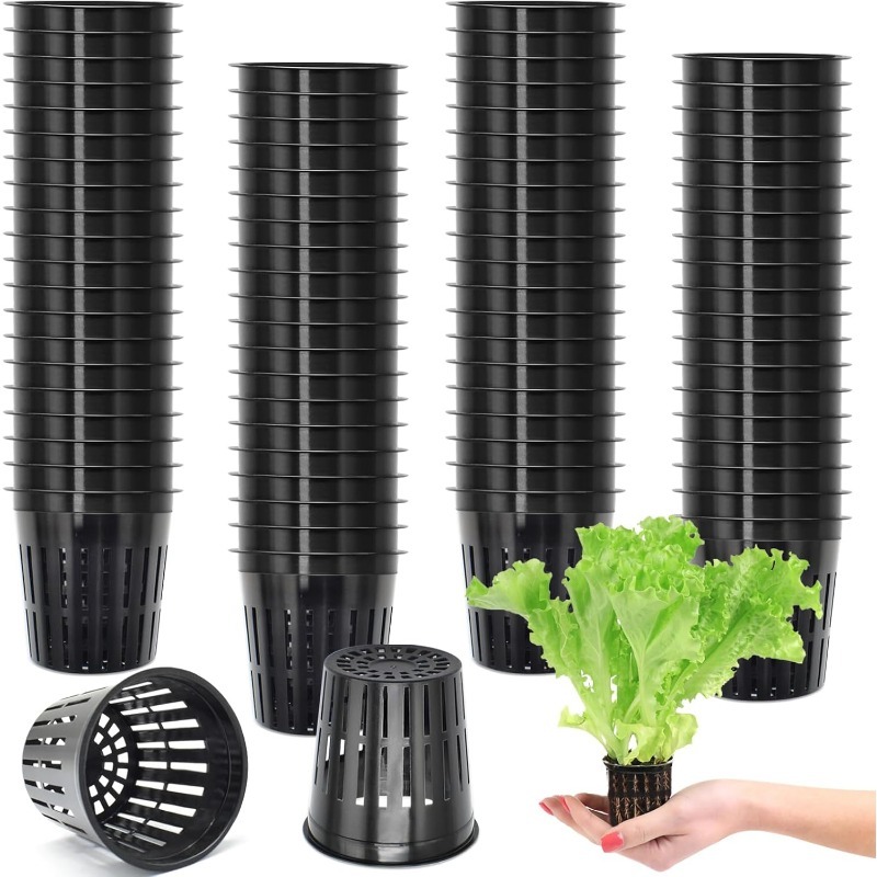 50pcs Garden Plastic Net Cup,  - đánh giá và giá Net Pot 3 Inch