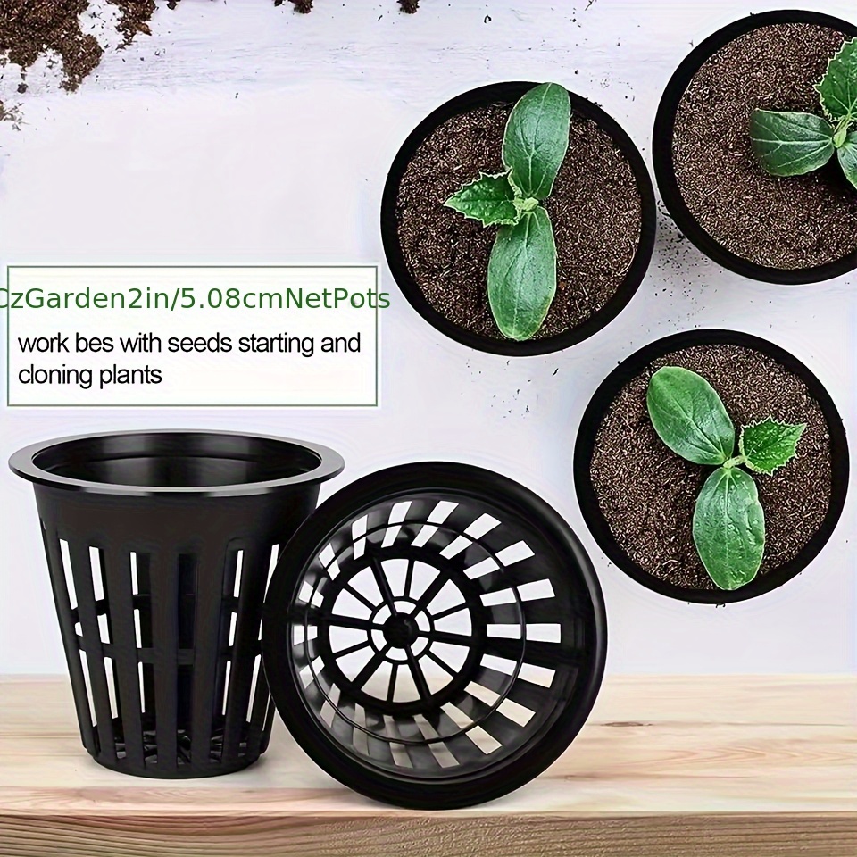 24/48PCs 2 Inch Garden Slotted - đánh giá và giá Net Pot 3 Inch