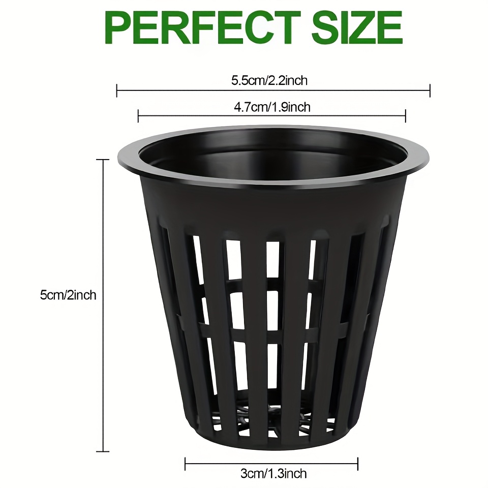 24/48PCs 2 Inch Garden Slotted - đánh giá và giá Net Pot 3 Inch
